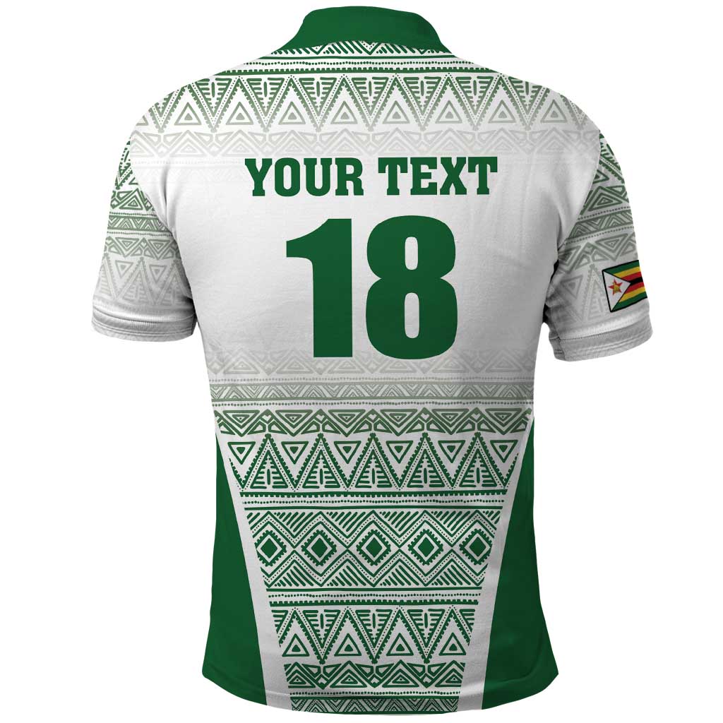 Custom Zimbabwe Rugby Polo Shirt Sables African Patterns LT18