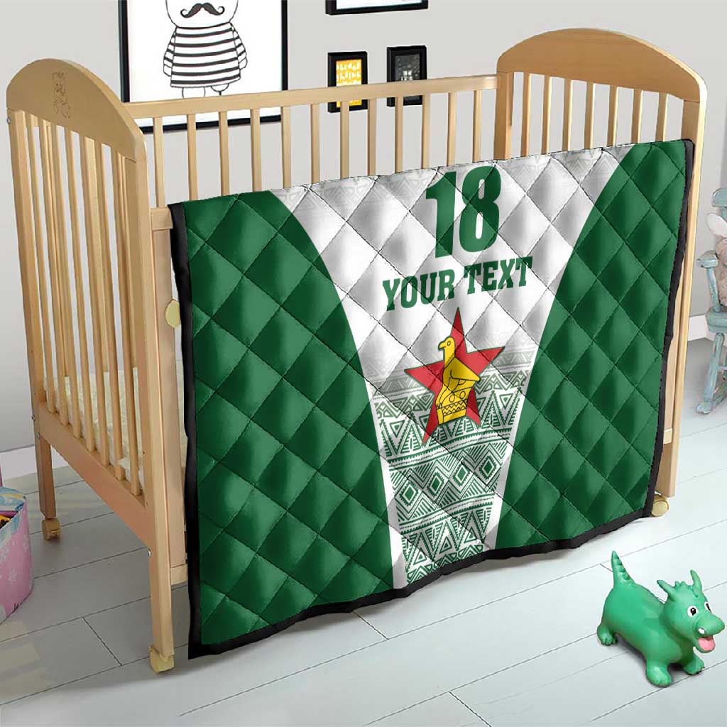 Custom Zimbabwe Sables Rugby Quilt African Patterns LT18