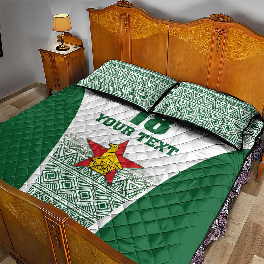 Custom Zimbabwe Sables Rugby Quilt Bed Set African Patterns LT18