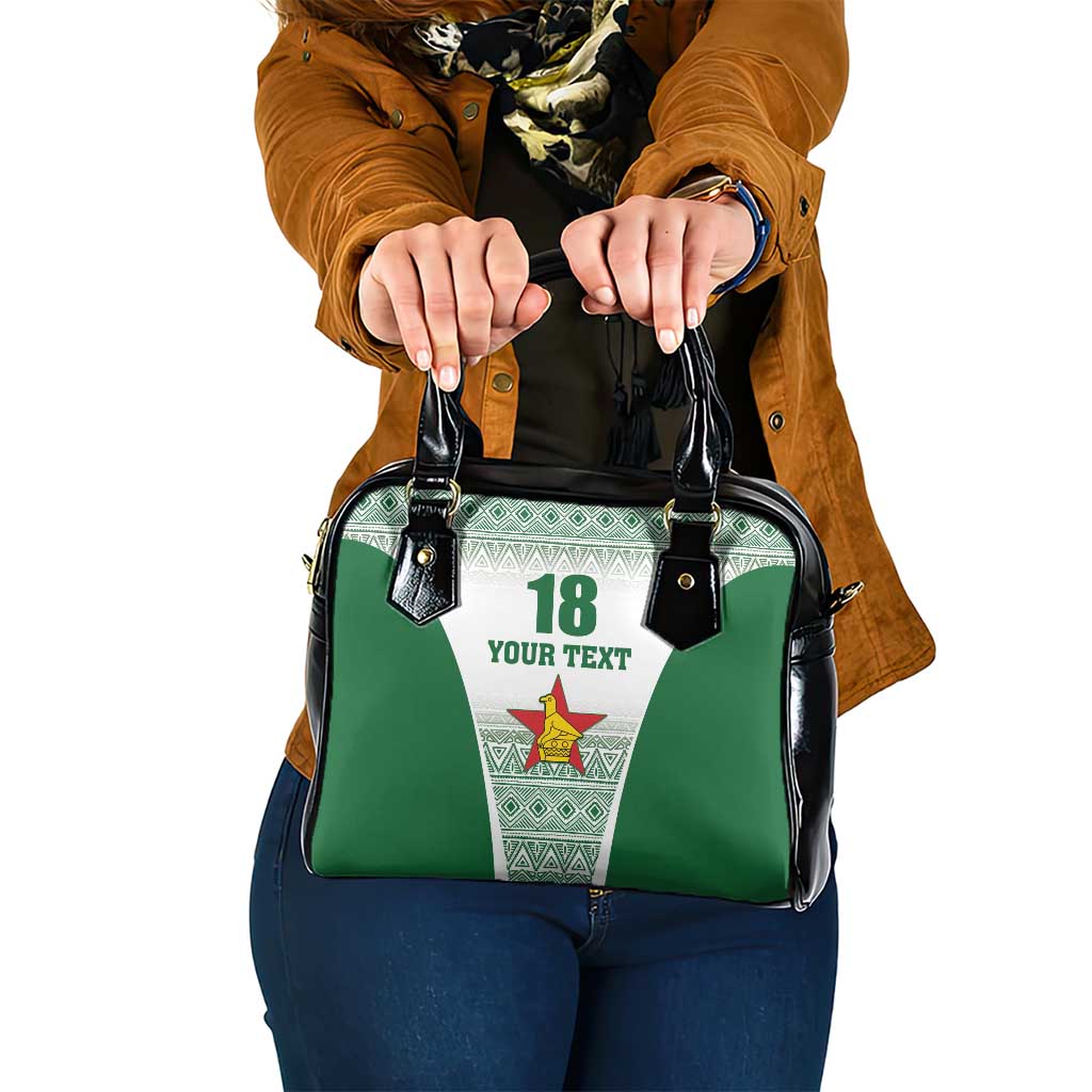 Custom Zimbabwe Rugby Shoulder Handbag Sables African Patterns LT18