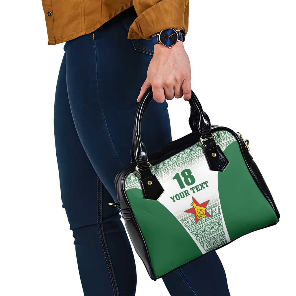 Custom Zimbabwe Rugby Shoulder Handbag Sables African Patterns LT18