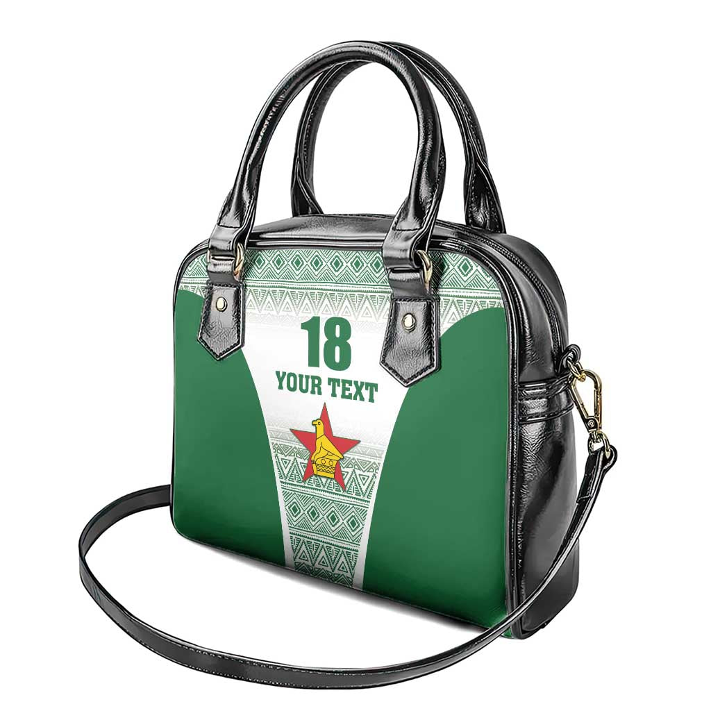 Custom Zimbabwe Rugby Shoulder Handbag Sables African Patterns LT18