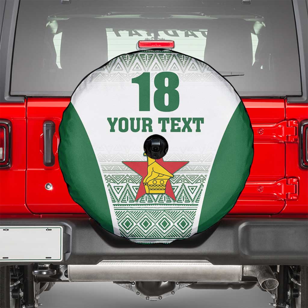 Custom Zimbabwe Rugby Spare Tire Cover Sables African Patterns LT18
