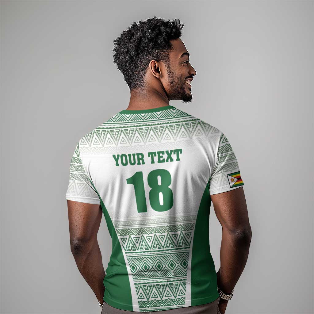 Custom Zimbabwe Sables Rugby T shirt African Patterns LT18
