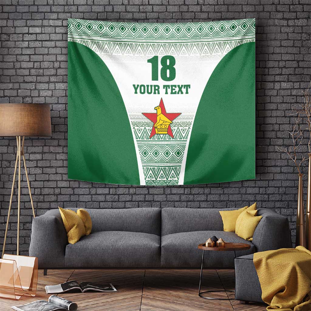 Custom Zimbabwe Sables Rugby Tapestry African Patterns LT18