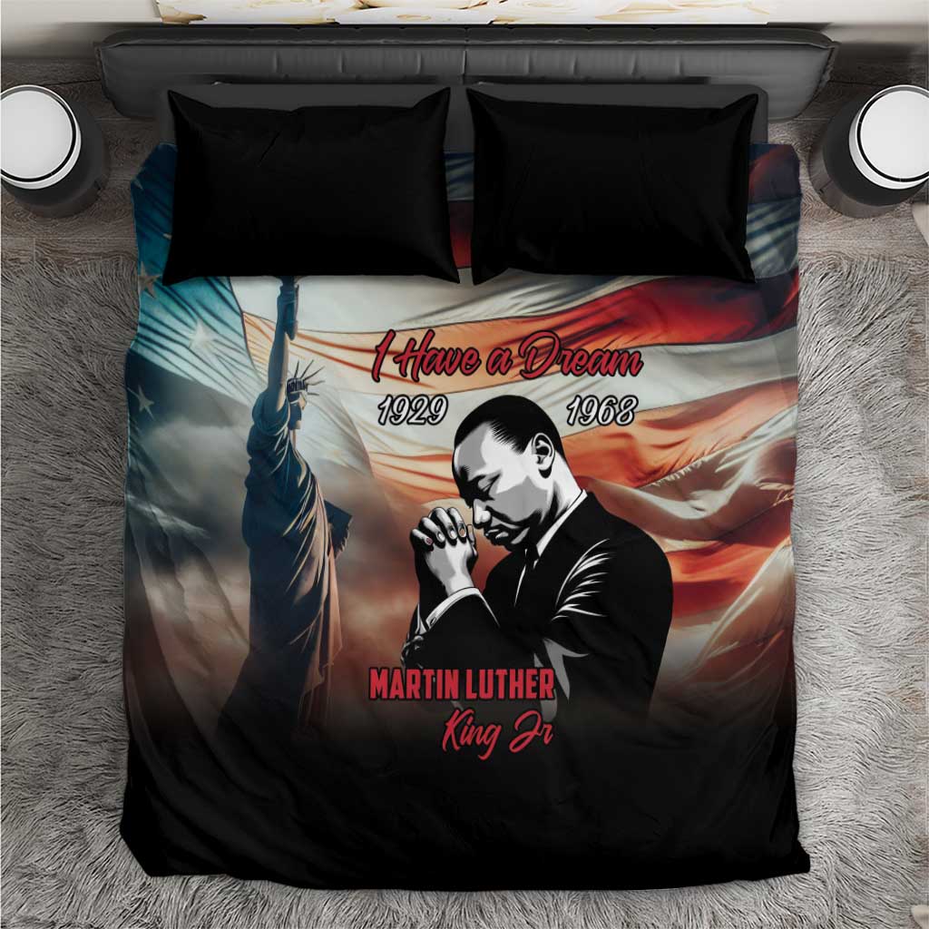 Happy MLK Day Bedding Set Black Americans Leaders I Have a Dream LT18