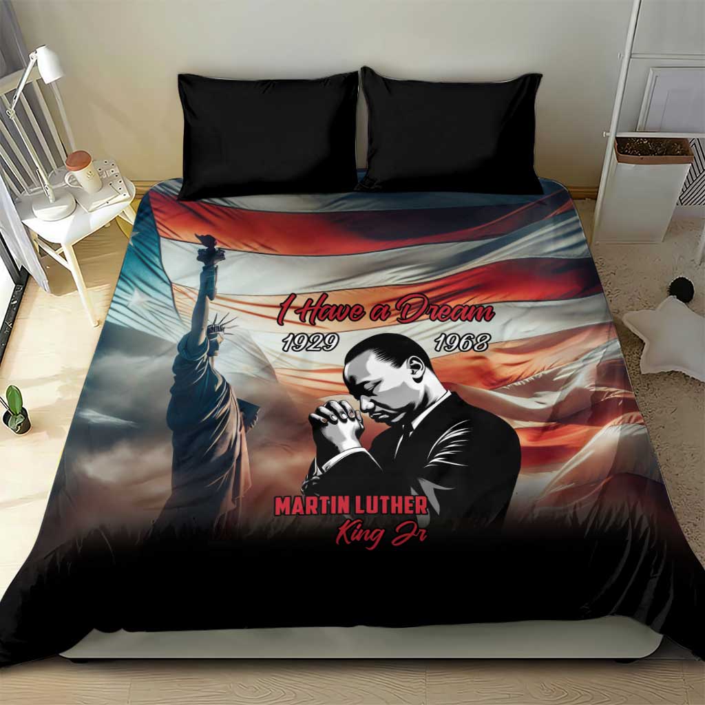 Happy MLK Day Bedding Set Black Americans Leaders I Have a Dream LT18