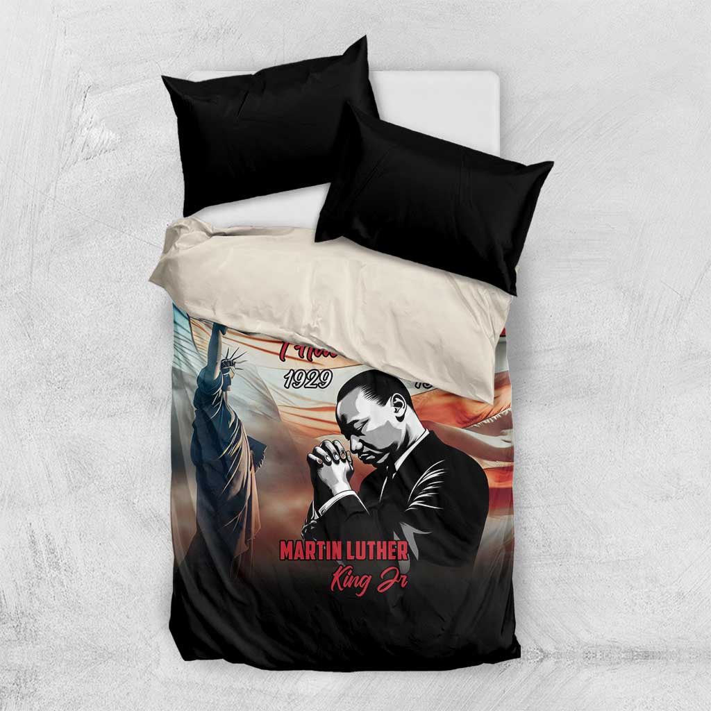 Happy MLK Day Bedding Set Black Americans Leaders I Have a Dream LT18
