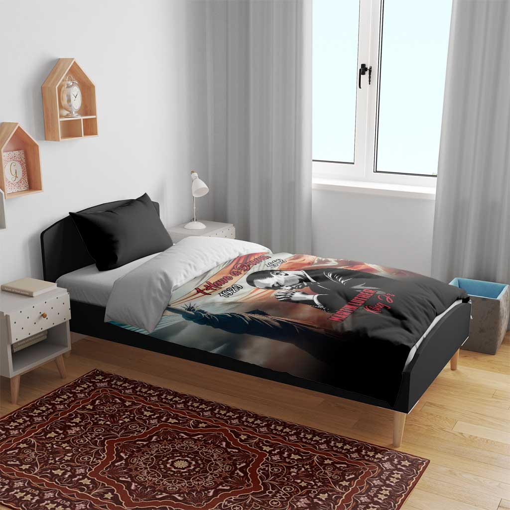 Happy MLK Day Bedding Set Black Americans Leaders I Have a Dream LT18