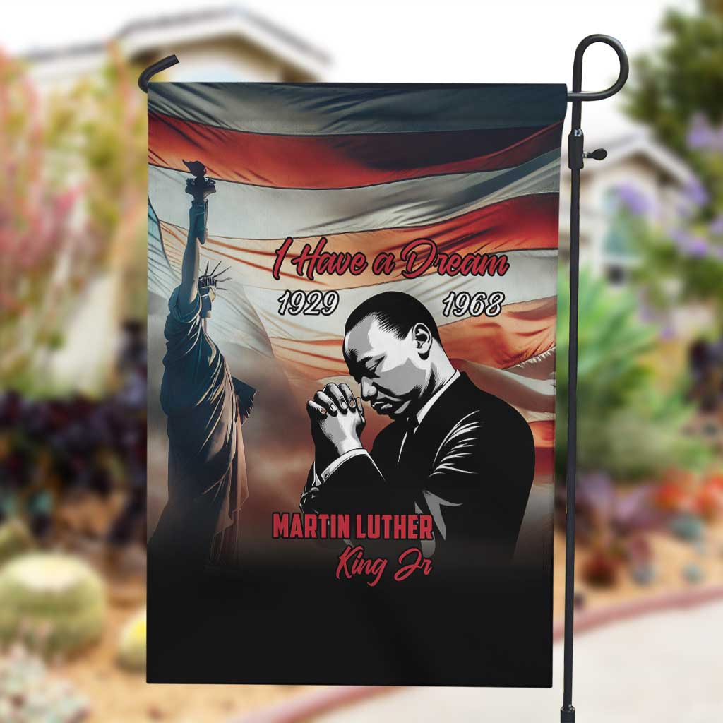 Happy MLK Day Garden Flag Black Americans Leaders I Have a Dream LT18