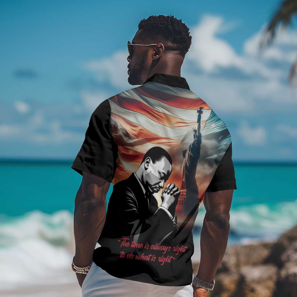 Happy MLK Day Hawaiian Shirt Black Americans Leaders I Have a Dream LT18