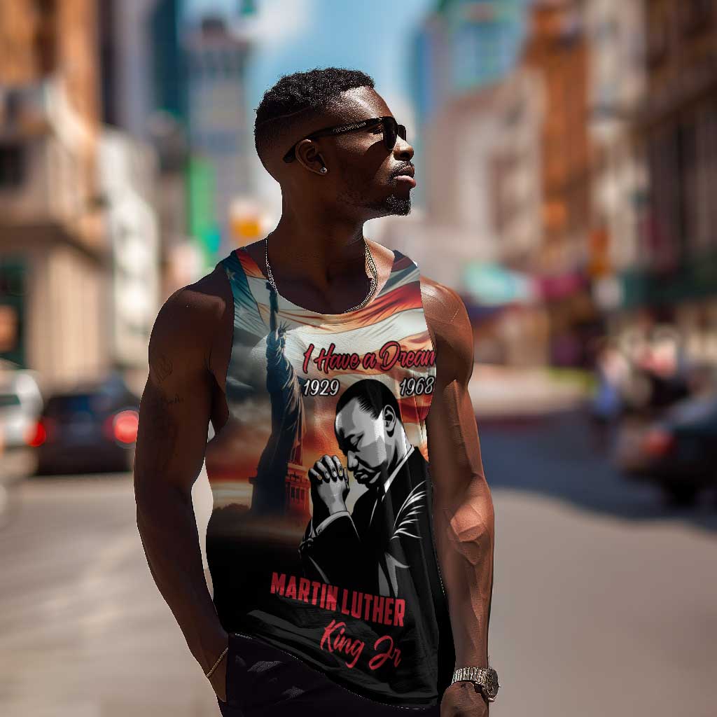 Happy MLK Day Men Tank Top Black Americans Leaders I Have a Dream LT18