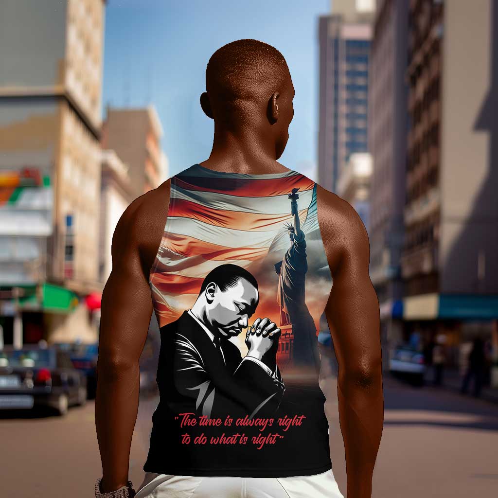Happy MLK Day Men Tank Top Black Americans Leaders I Have a Dream LT18