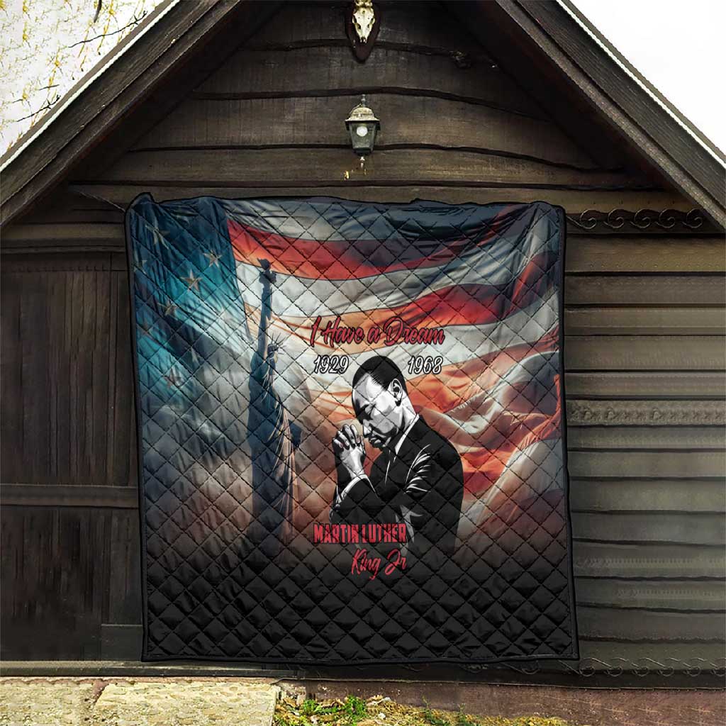 Happy MLK Day Quilt Black Americans Leaders I Have a Dream LT18