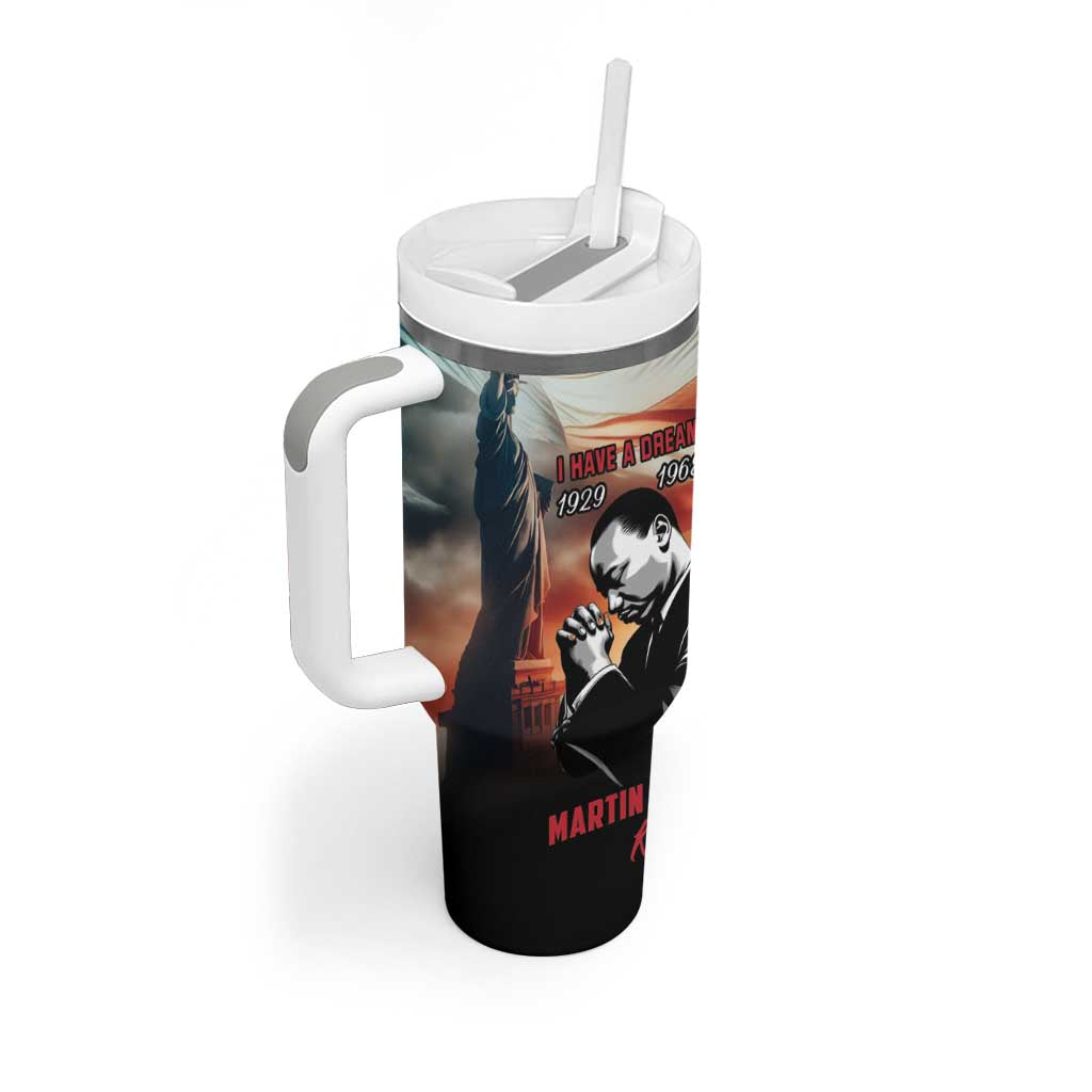 Happy MLK Day Tumbler With Handle Black Americans Leaders I Have a Dream LT18