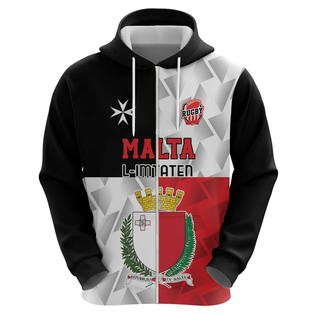 Custom Malta Rugby Hoodie L-imtaten Go Champions LT18