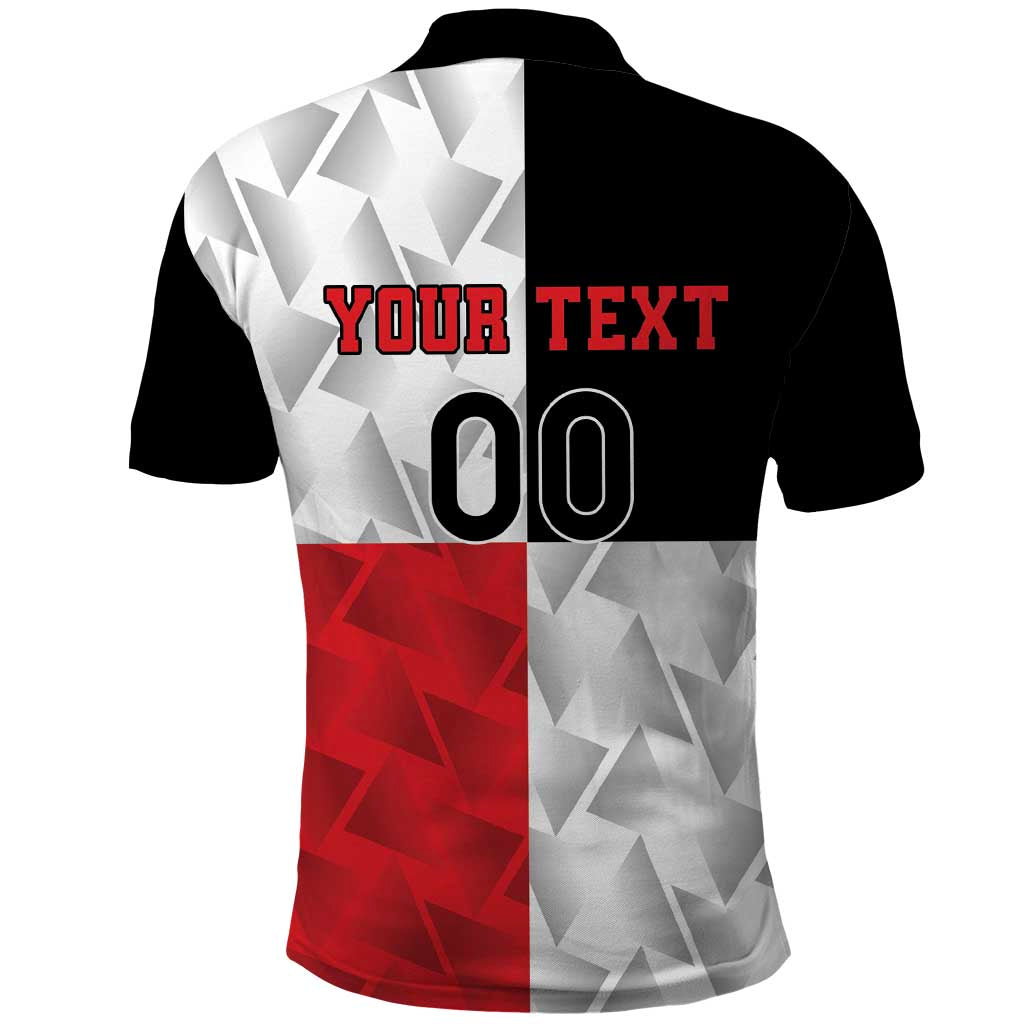 Custom Malta Rugby Polo Shirt L-imtaten Go Champions LT18