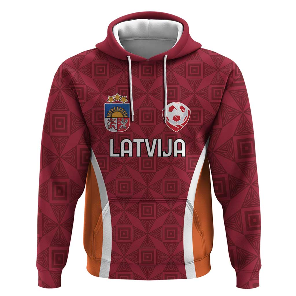 Custom Latvia Football Hoodie Latvijas Futbola Izlase LT18