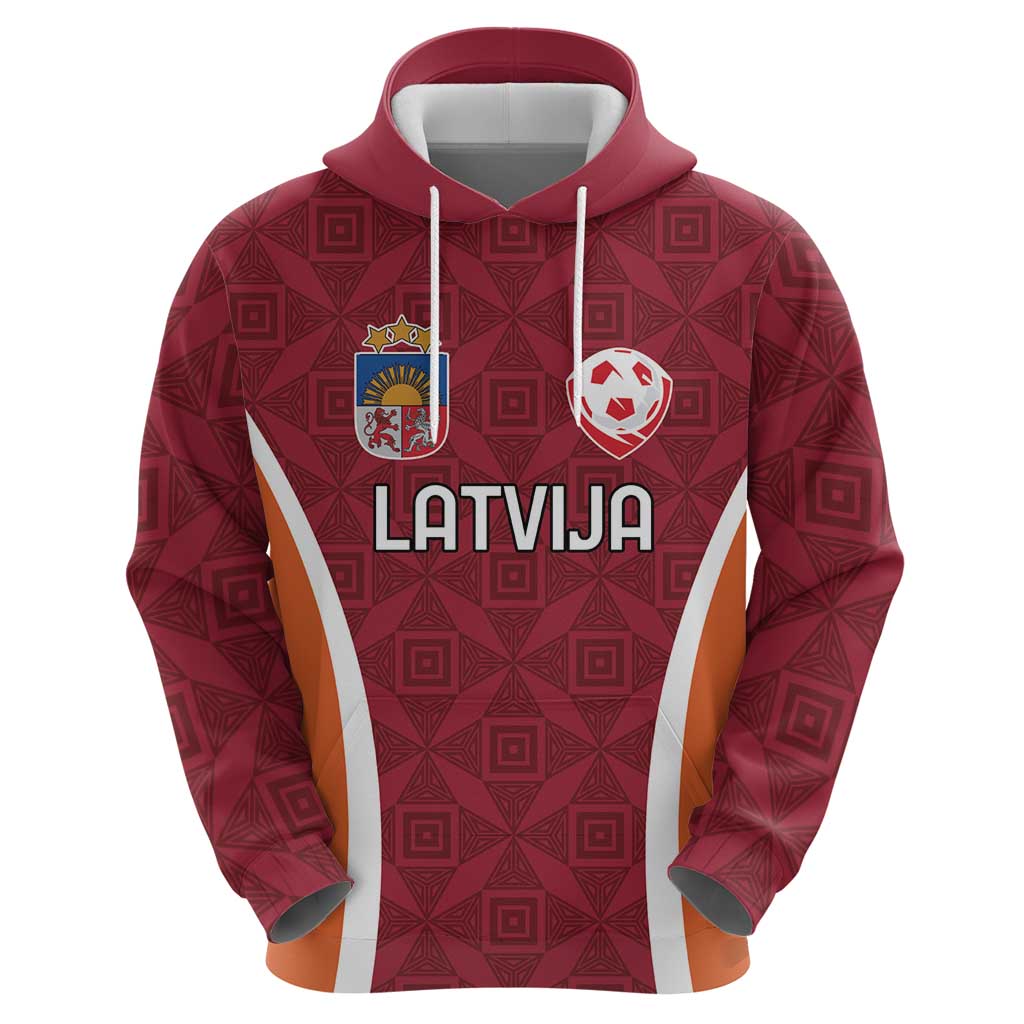 Custom Latvia Football Hoodie Latvijas Futbola Izlase LT18
