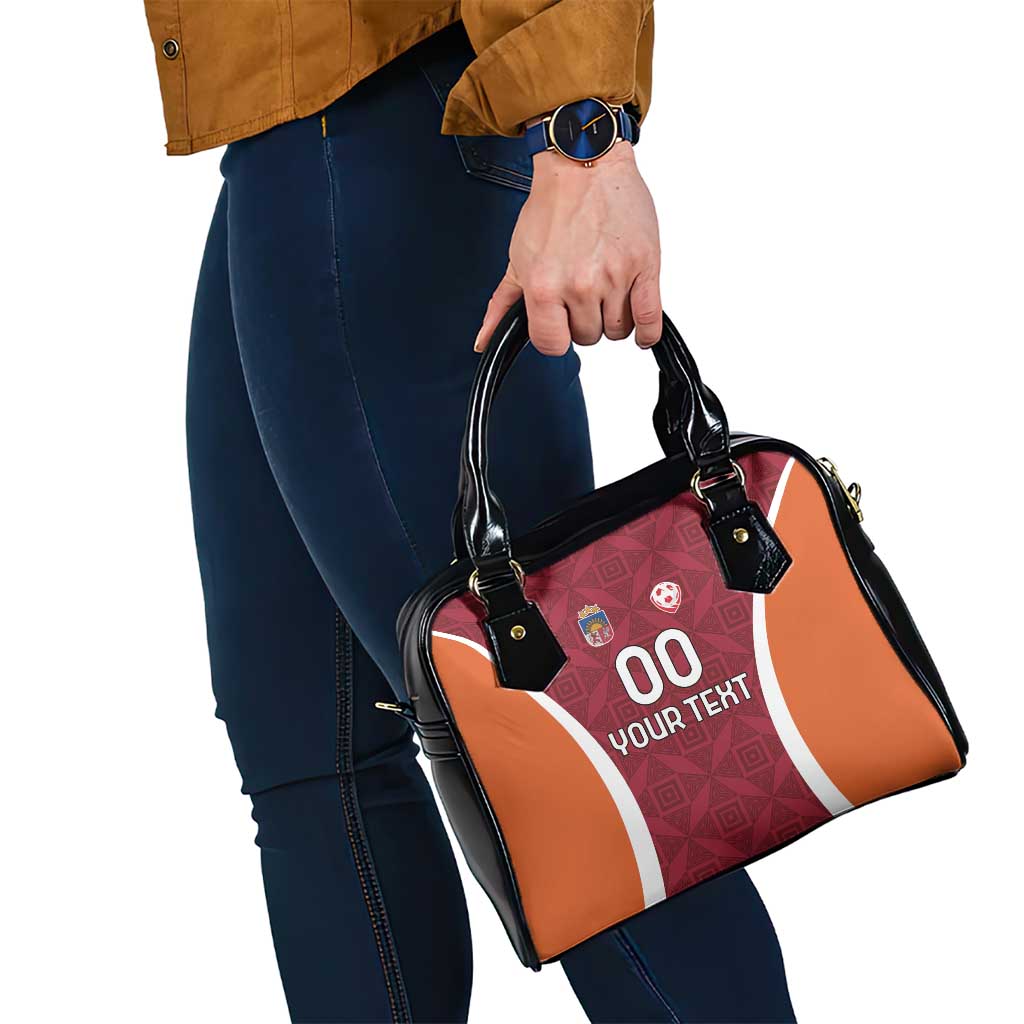 Custom Latvia Football Shoulder Handbag Latvijas Futbola Izlase LT18