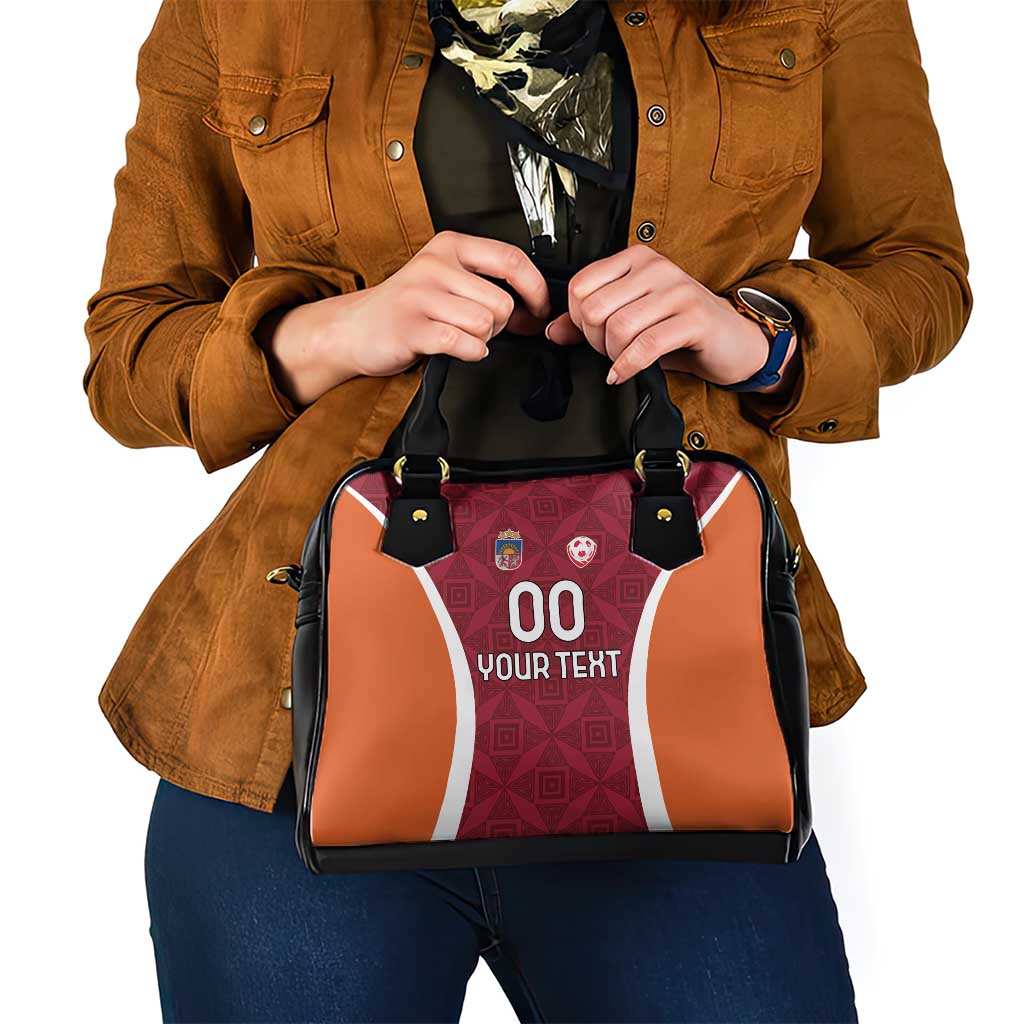 Custom Latvia Football Shoulder Handbag Latvijas Futbola Izlase LT18