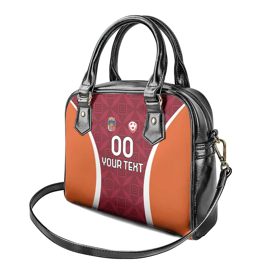 Custom Latvia Football Shoulder Handbag Latvijas Futbola Izlase LT18