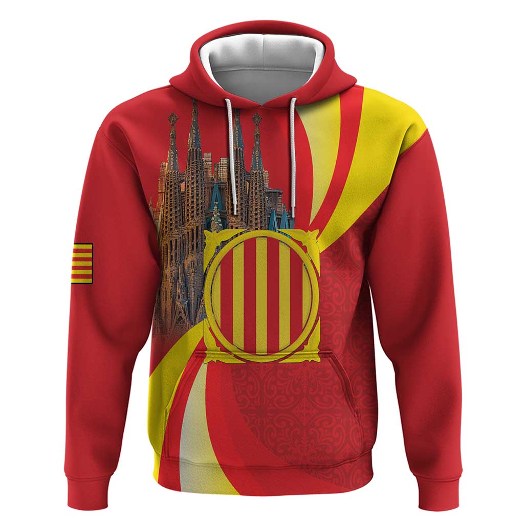 Catalonia Spain Hoodie Basilica de la Sagrada Familia LT18