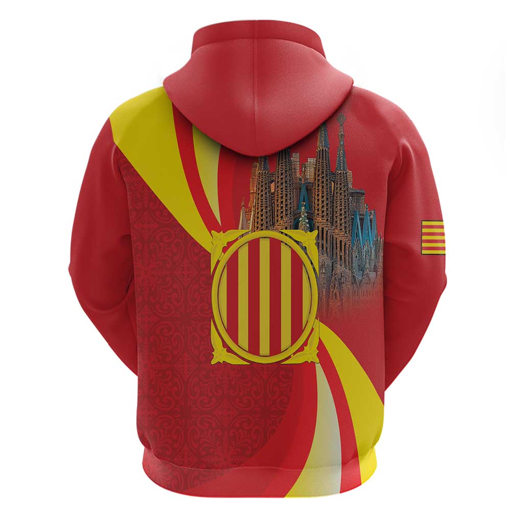 Catalonia Spain Hoodie Basilica de la Sagrada Familia LT18