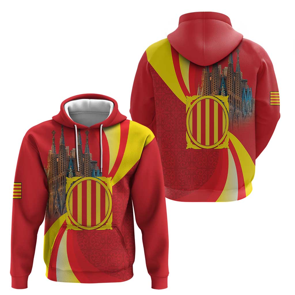 Catalonia Spain Hoodie Basilica de la Sagrada Familia LT18