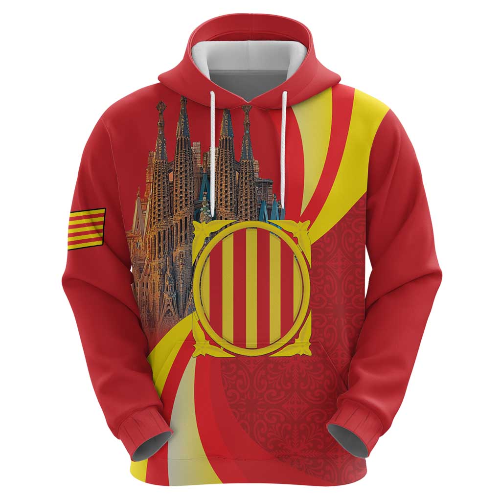 Catalonia Spain Hoodie Basilica de la Sagrada Familia LT18