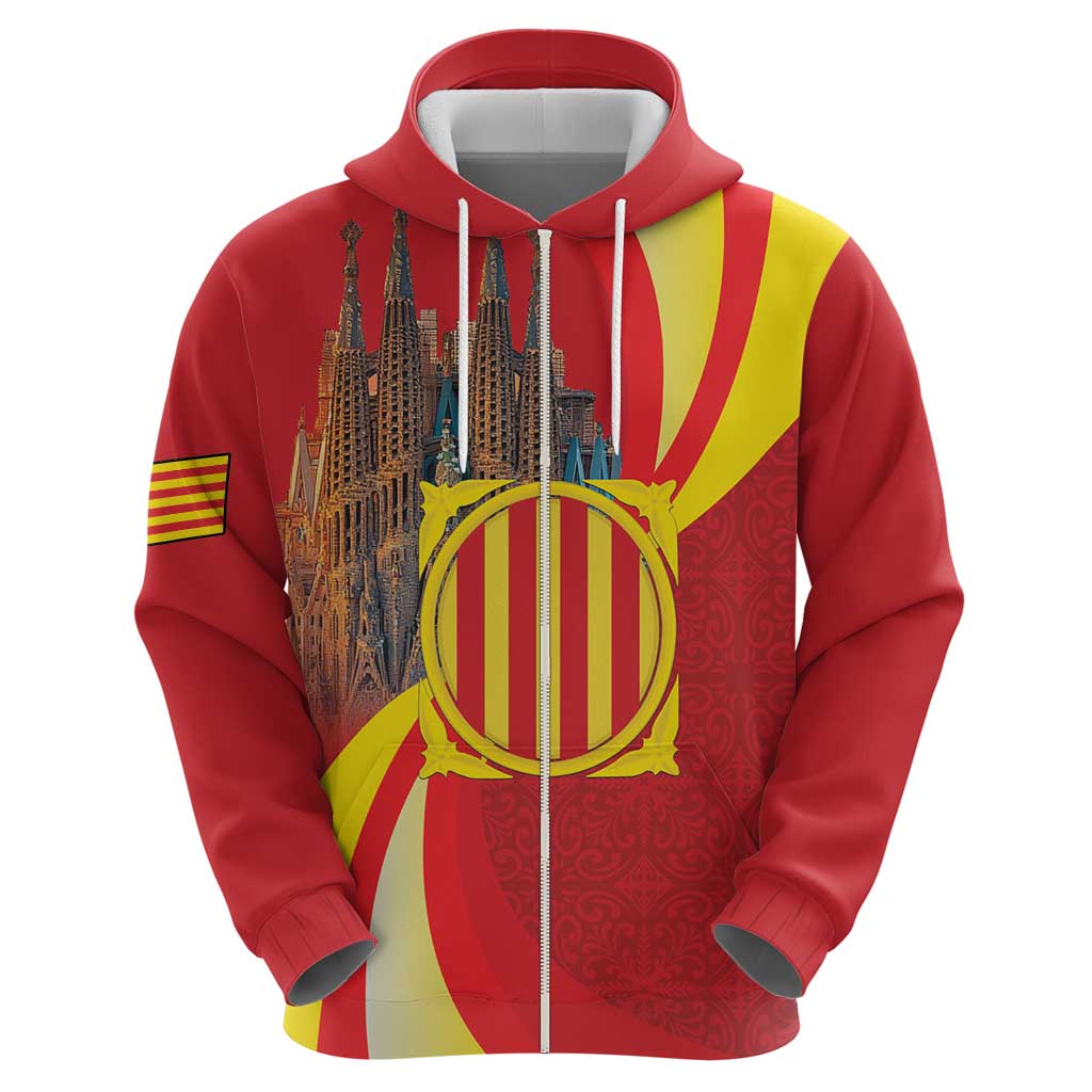 Catalonia Spain Hoodie Basilica de la Sagrada Familia LT18