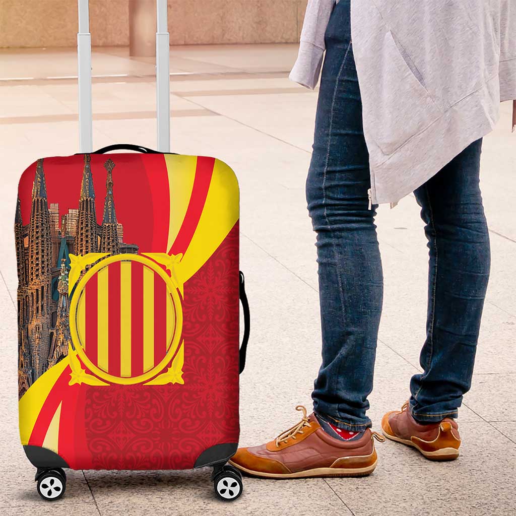 Catalonia Spain Luggage Cover Basilica de la Sagrada Familia LT18