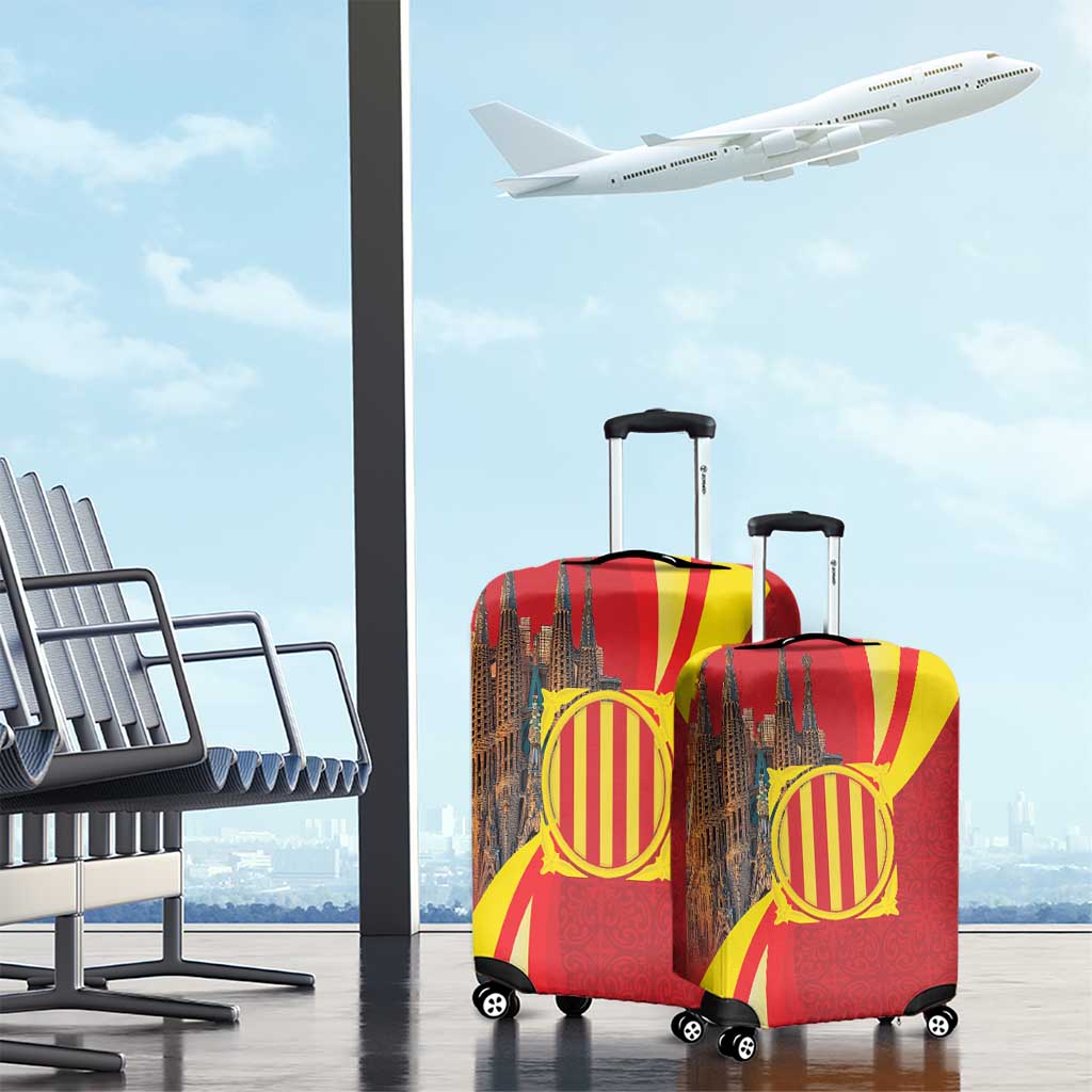 Catalonia Spain Luggage Cover Basilica de la Sagrada Familia LT18