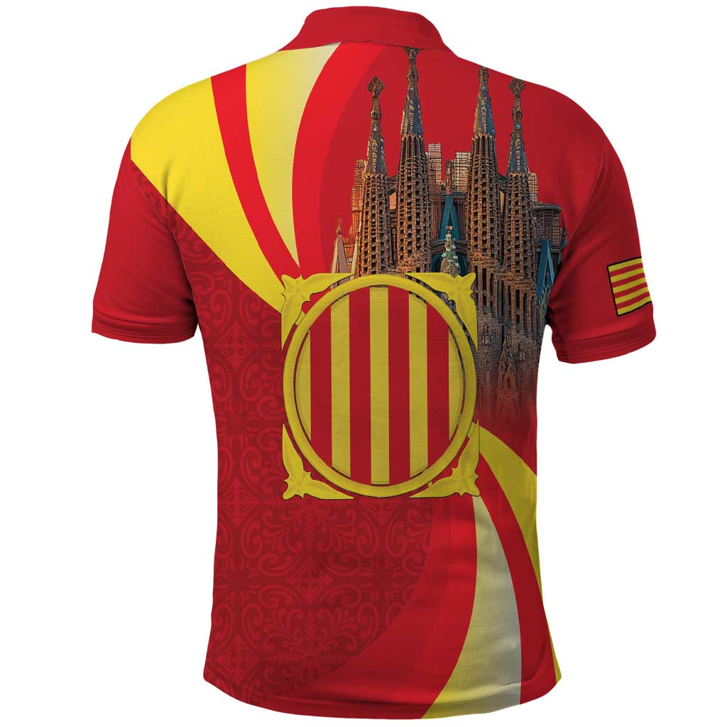Catalonia Spain Polo Shirt Basilica de la Sagrada Familia LT18