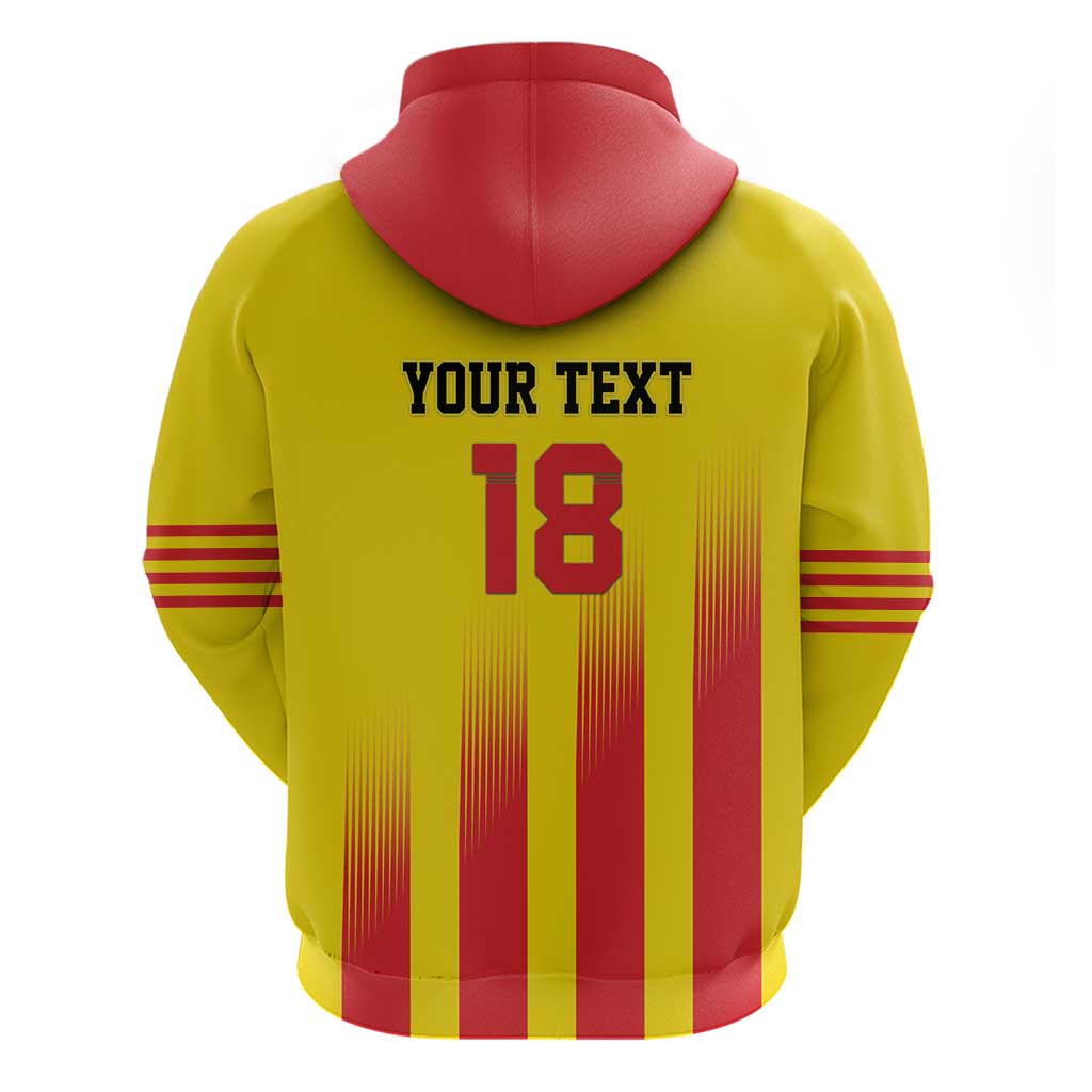 Custom Catalonia Football Hoodie Seleccio de futbol de Catalunya LT18