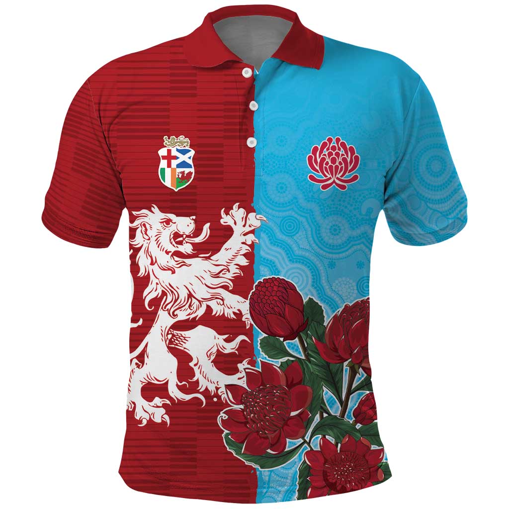 Custom British Lions Waratahs Polo Shirt Unique Style LT18