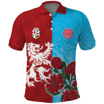 Custom British Lions Waratahs Polo Shirt Unique Style LT18