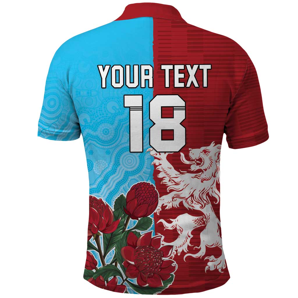 Custom British Lions Waratahs Polo Shirt Unique Style LT18