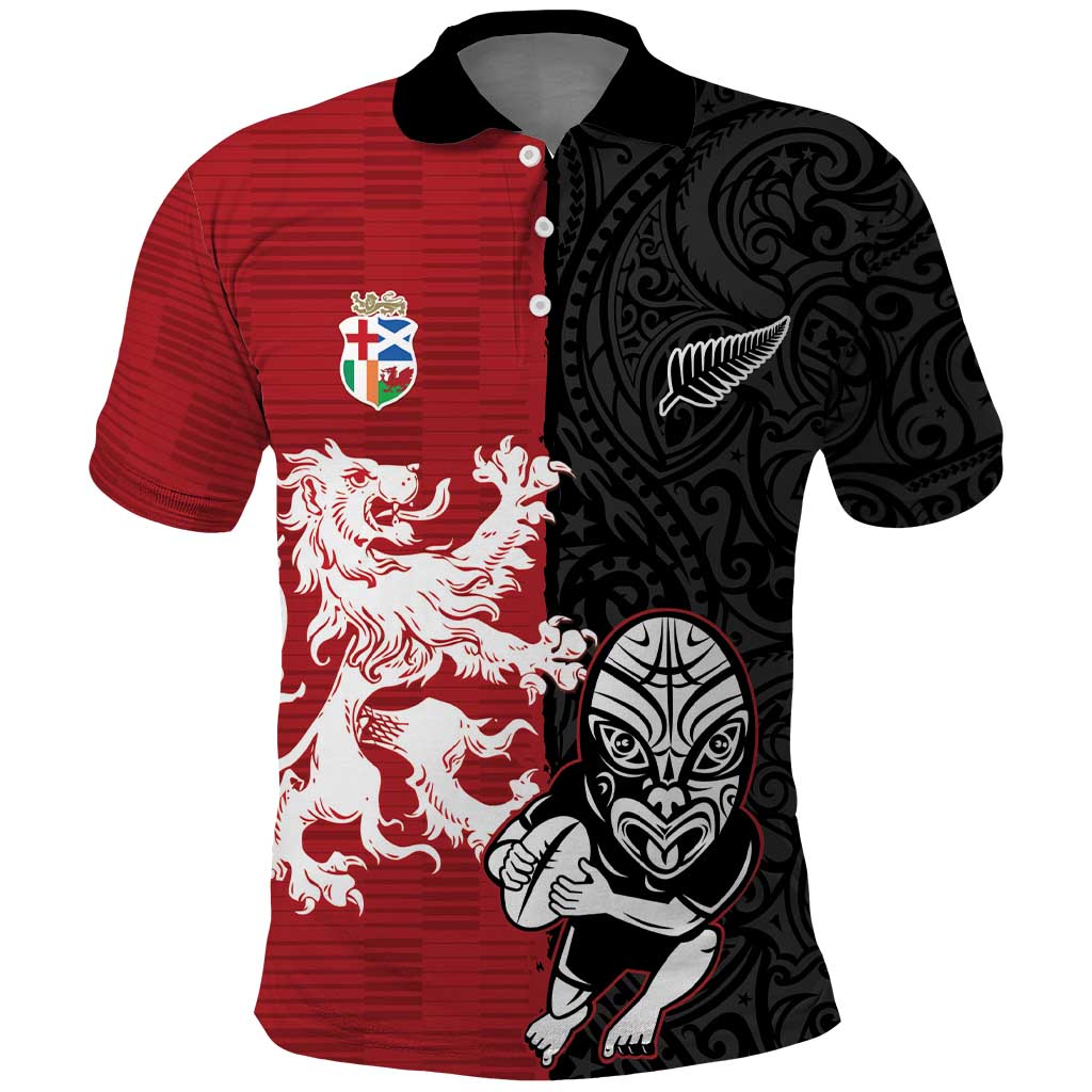 Custom British Lions New Zealand Polo Shirt Unique Style LT18