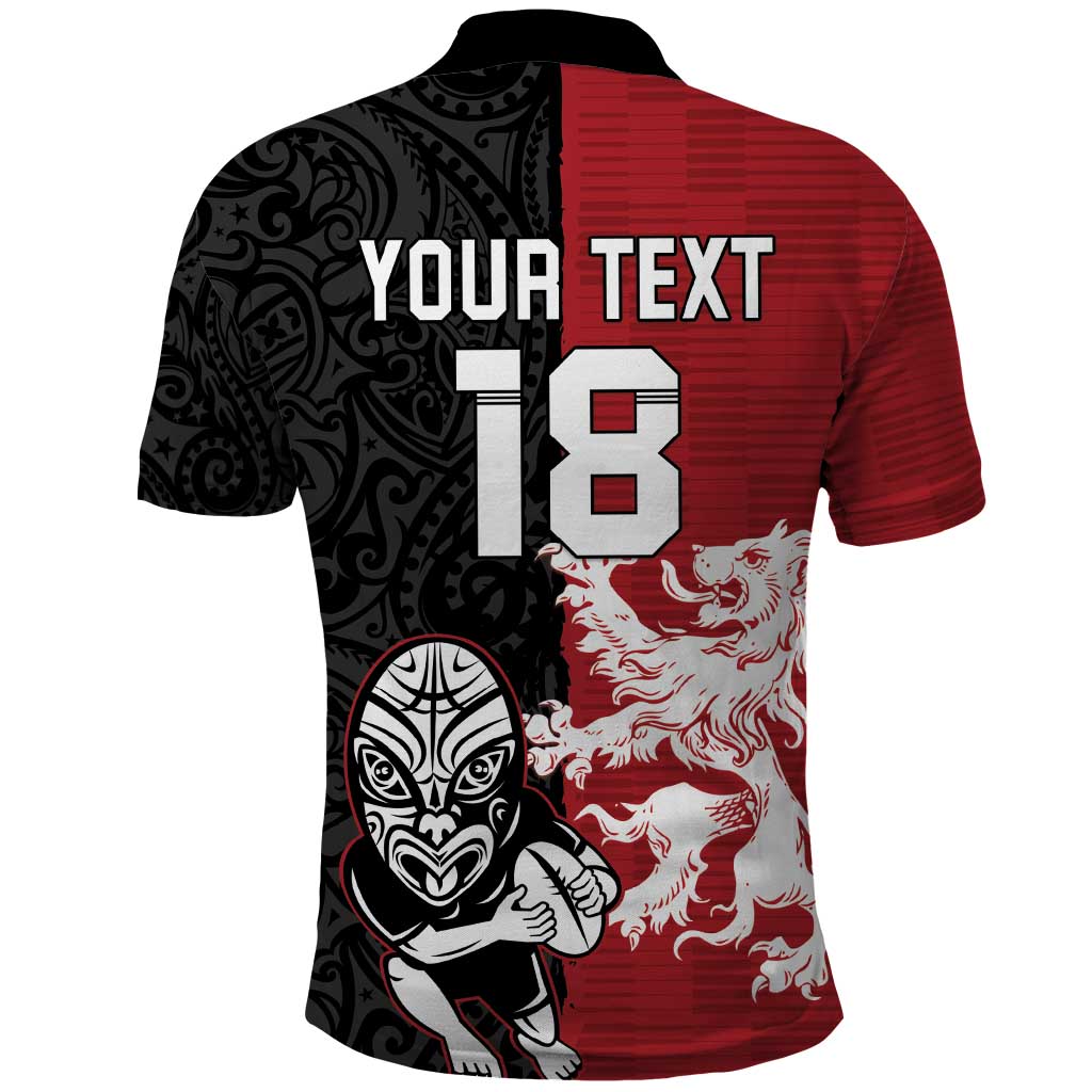 Custom British Lions New Zealand Polo Shirt Unique Style LT18