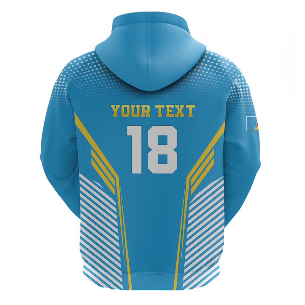 Custom Saint Lucia Kings Cricket Hoodie Beinspired Go Champion LT18