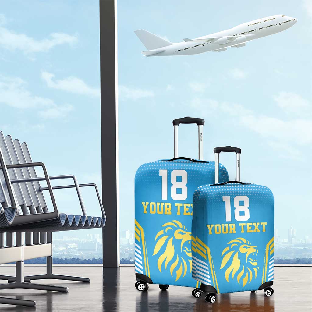 Custom Saint Lucia Kings Cricket Luggage Cover Beinspired Go Champion LT18