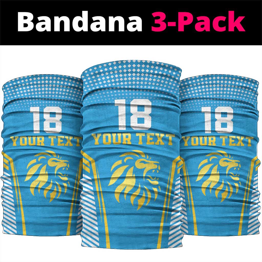 Custom Saint Lucia Kings Cricket Neck Gaiter Beinspired Go Champion LT18