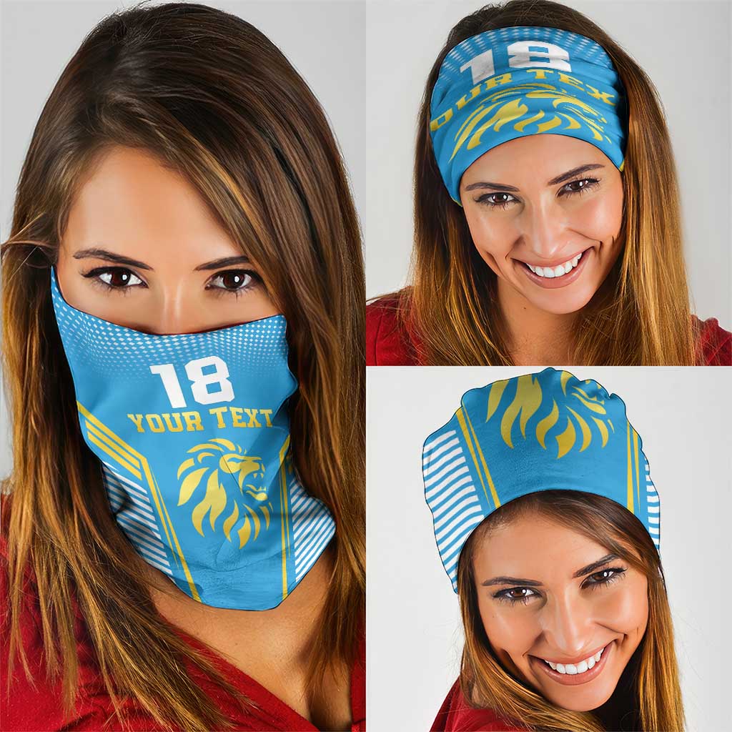 Custom Saint Lucia Kings Cricket Neck Gaiter Beinspired Go Champion LT18