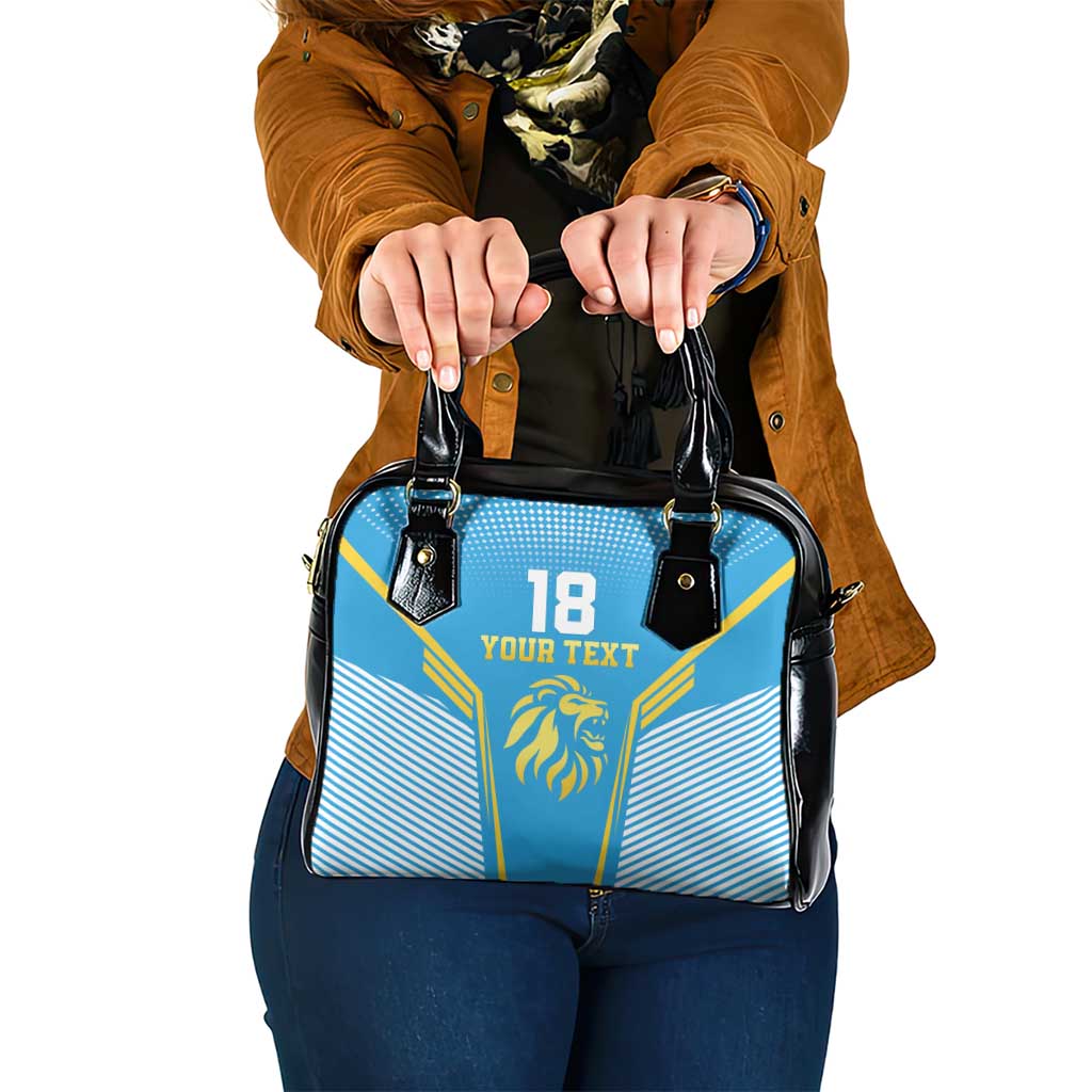 Custom Saint Lucia Kings Cricket Shoulder Handbag Beinspired Go Champion LT18