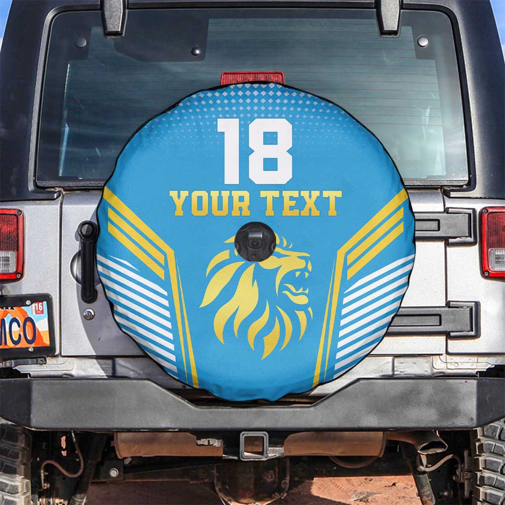 Custom Saint Lucia Kings Cricket Spare Tire Cover Beinspired Go Champion LT18