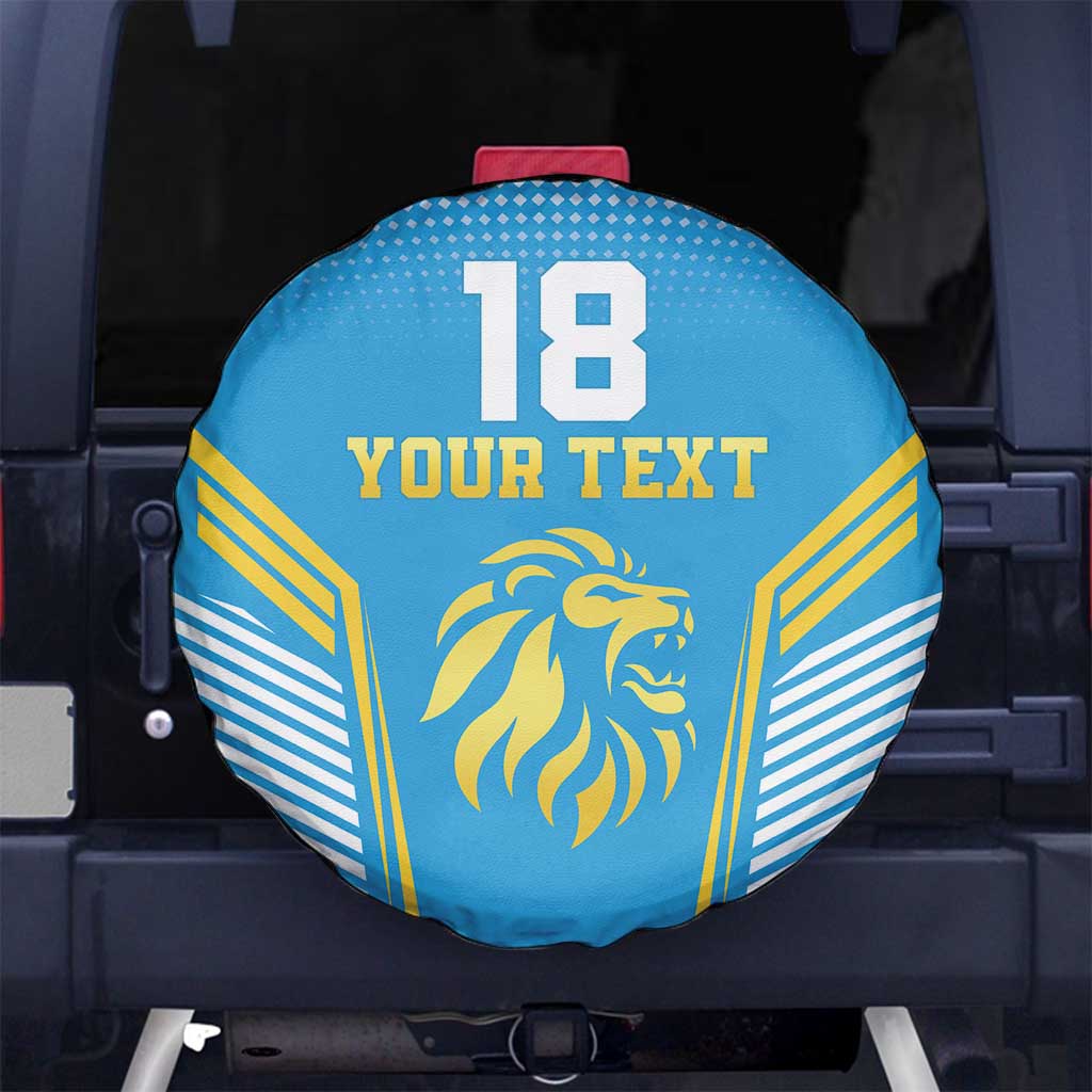 Custom Saint Lucia Kings Cricket Spare Tire Cover Beinspired Go Champion LT18