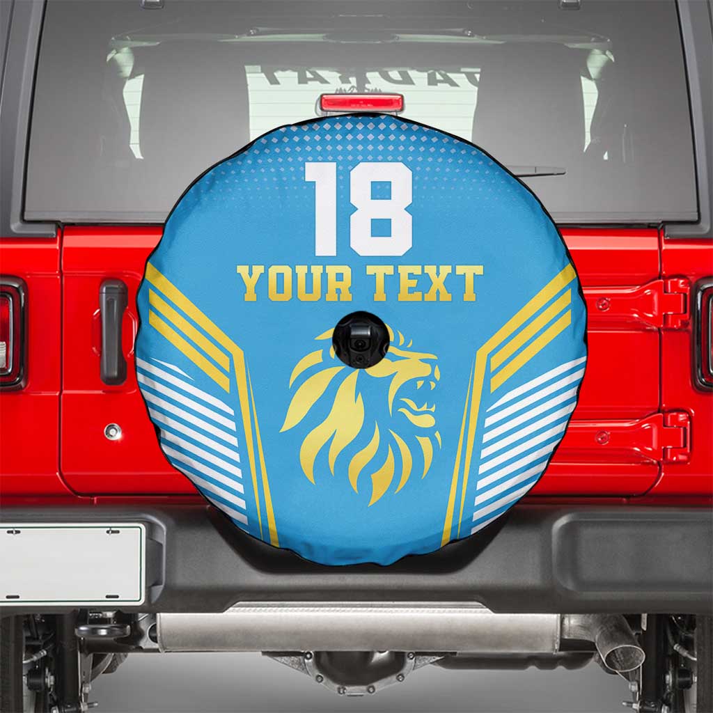 Custom Saint Lucia Kings Cricket Spare Tire Cover Beinspired Go Champion LT18