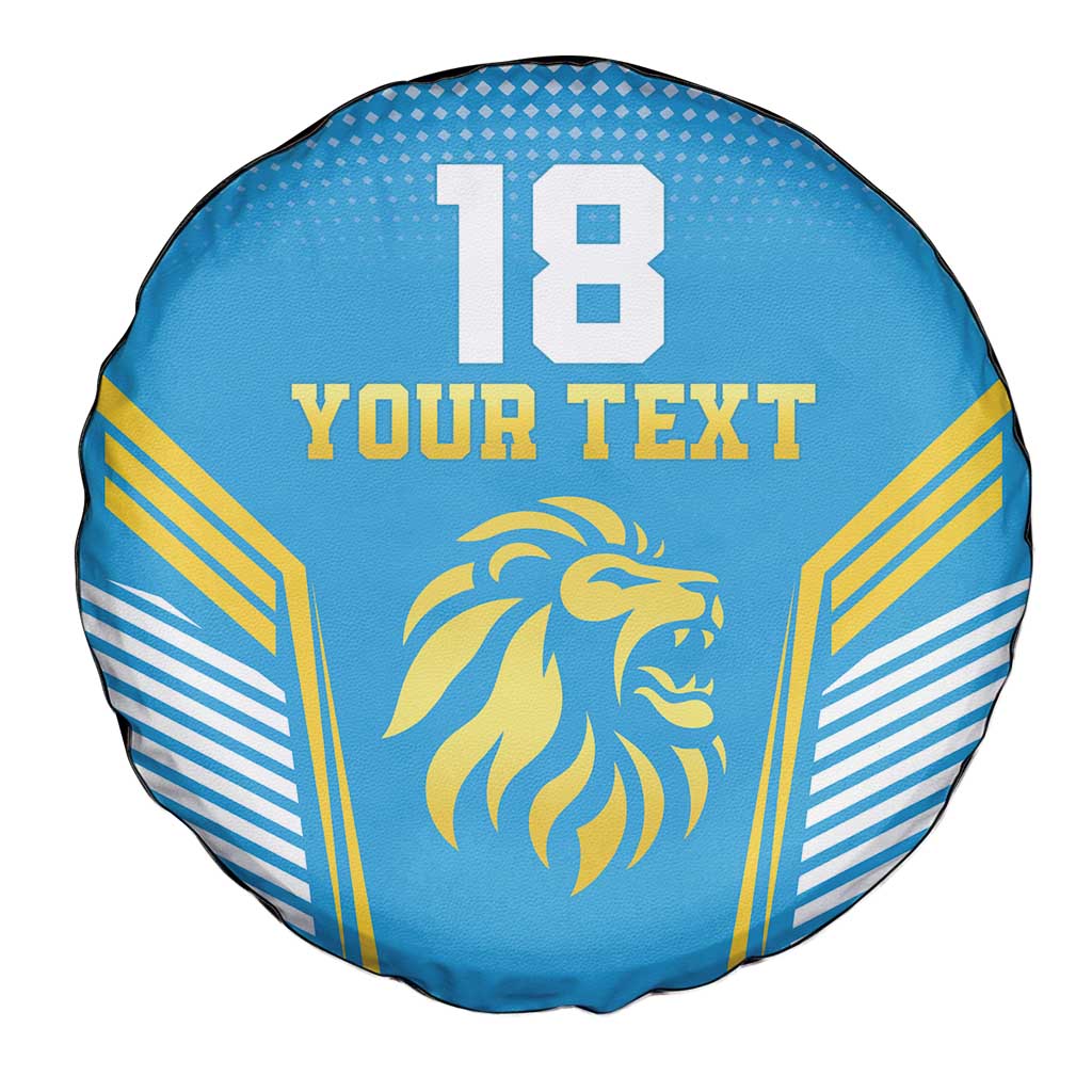 Custom Saint Lucia Kings Cricket Spare Tire Cover Beinspired Go Champion LT18