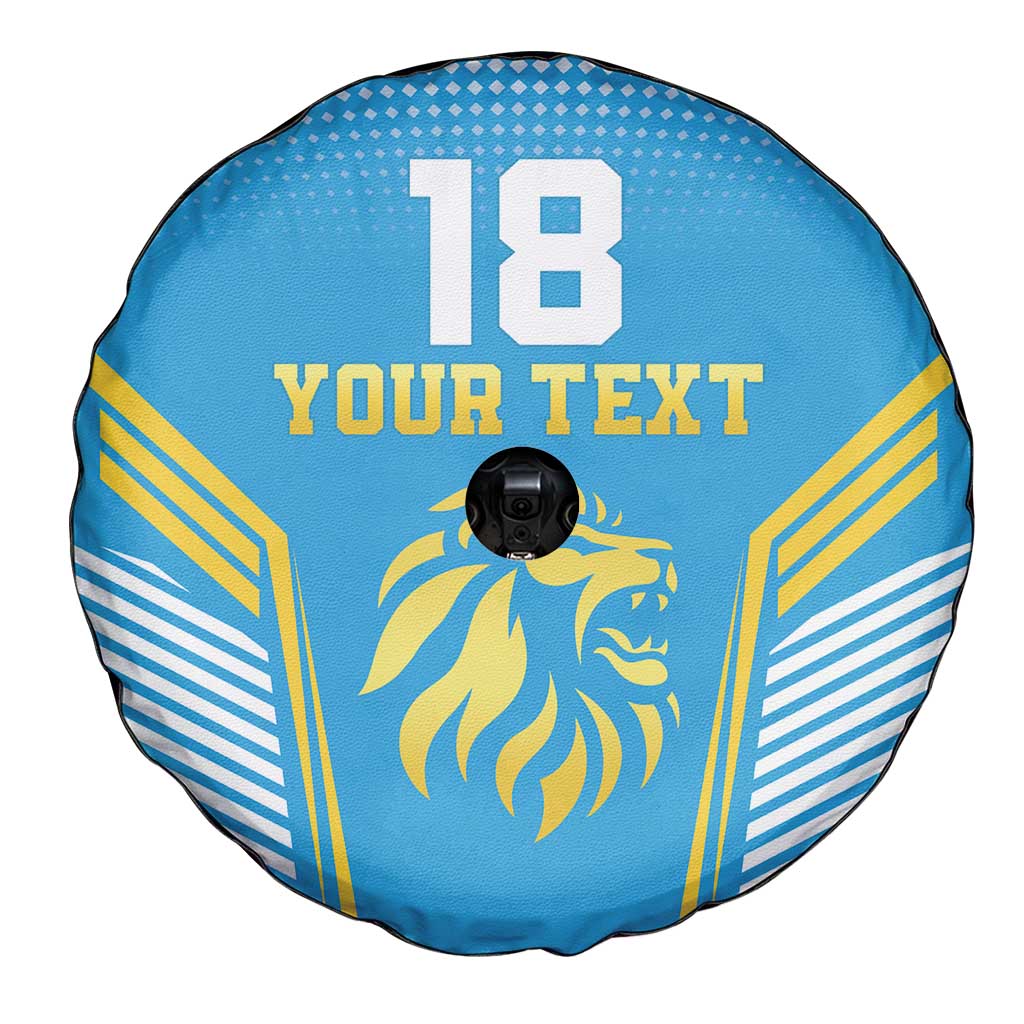 Custom Saint Lucia Kings Cricket Spare Tire Cover Beinspired Go Champion LT18